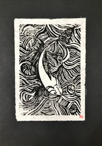 fish print making