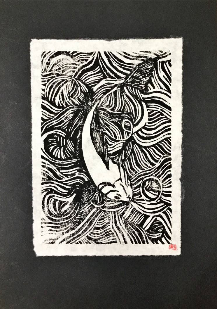 fish print making